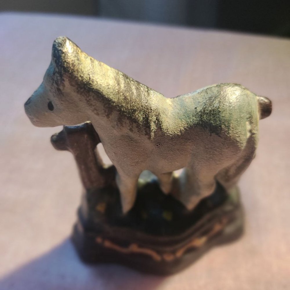 Donkey Door Stop Iron Mule